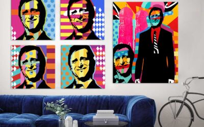 O18 Ausstellung mit der PopArt Künstlerin Sylke Janßen